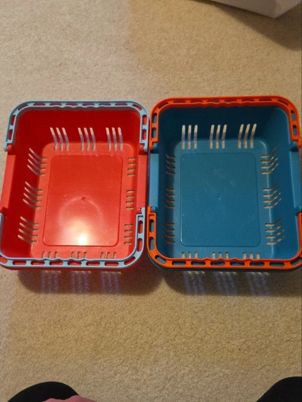 BOGO 🆓️ Set Of 2 Plastic Toy Baskets